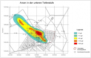 Arsenfahne im Grundwasser von Lampertheim-Neuschloß